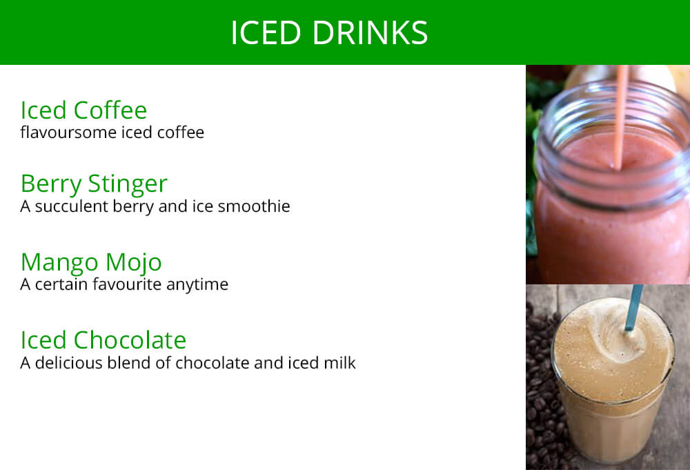 Mobile Coffee cart Menu_Iced beverages
